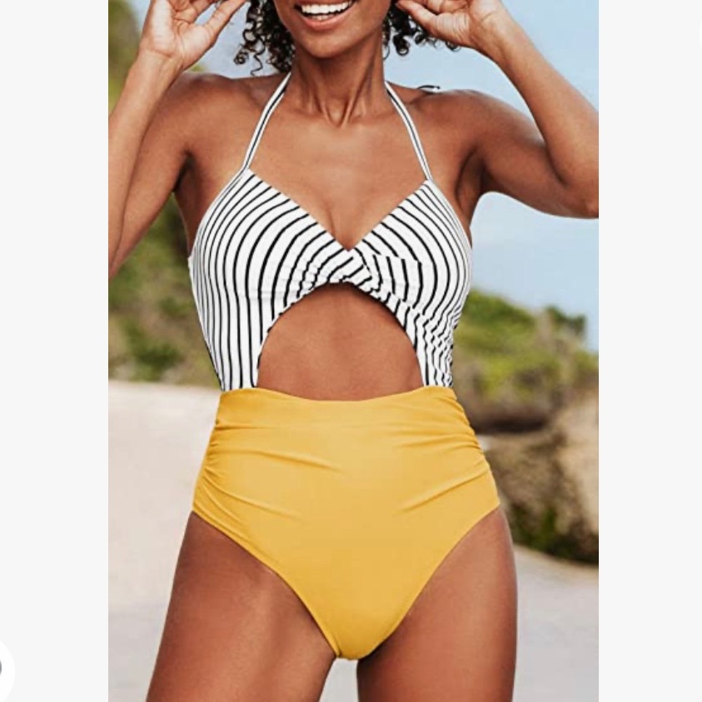 CUPSHE - NWT - Women's One Piece Swimsuit-  Sz Medium